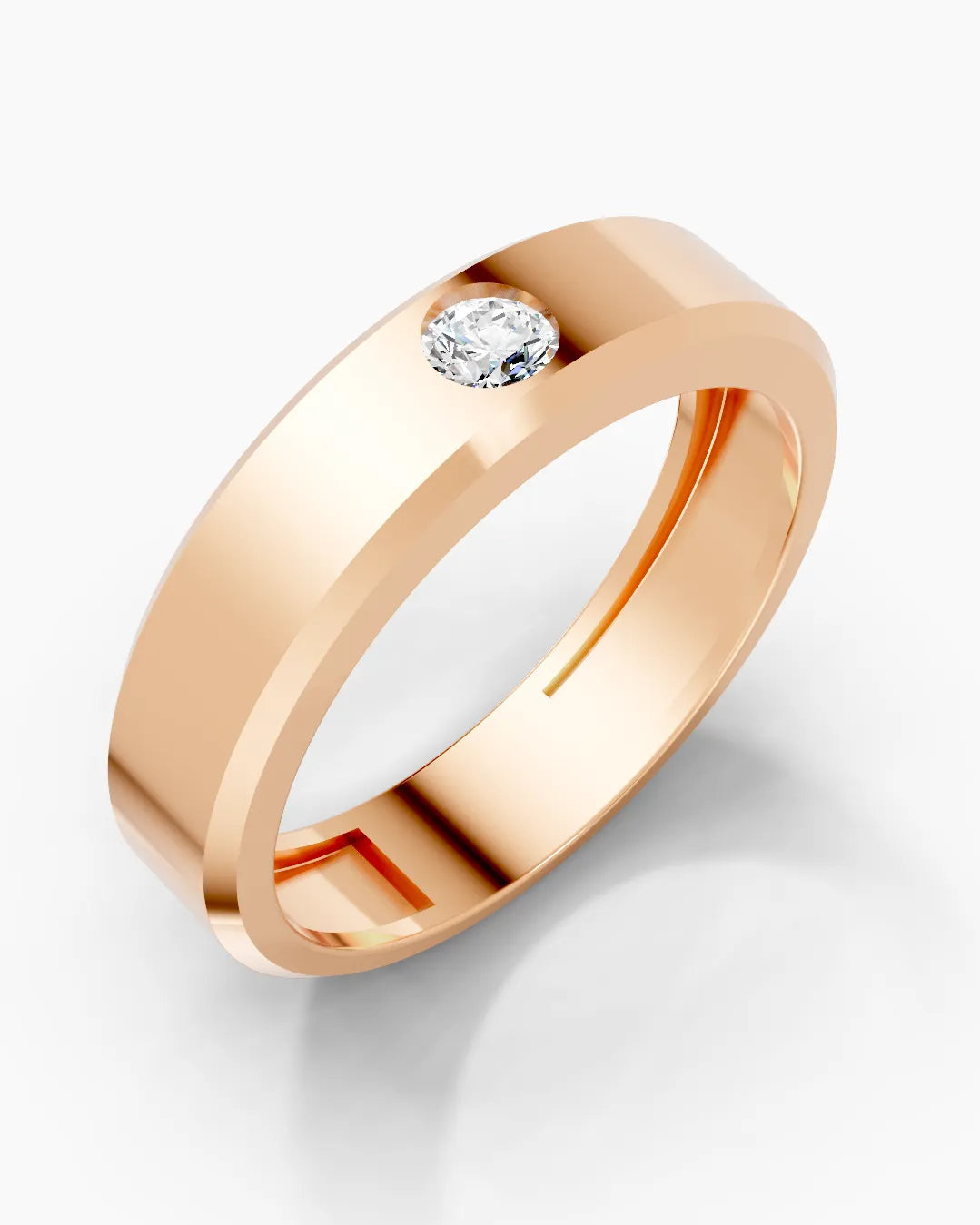 Mirror Point Men Ring