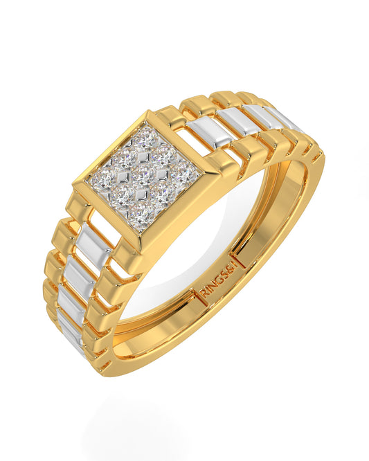 Sparkling Nine Men Ring