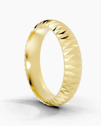 Obsidian Trace Men Ring