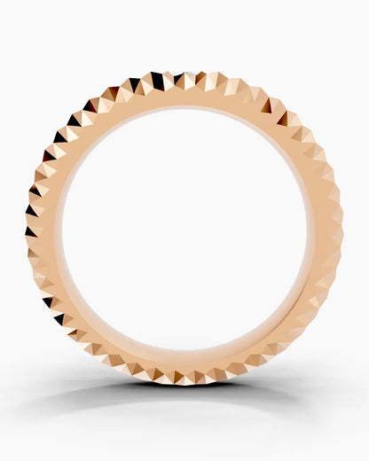 Crimson Fold Men Ring