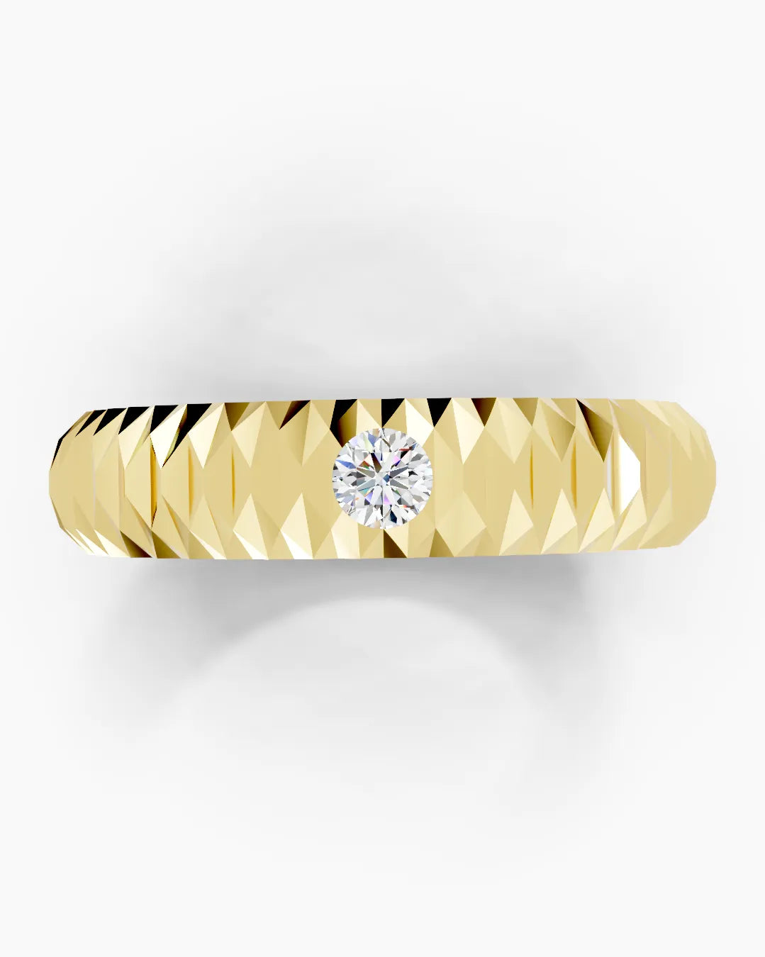 Graphite Vein Men Ring