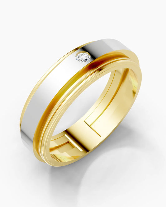 Stone Grid Men Ring