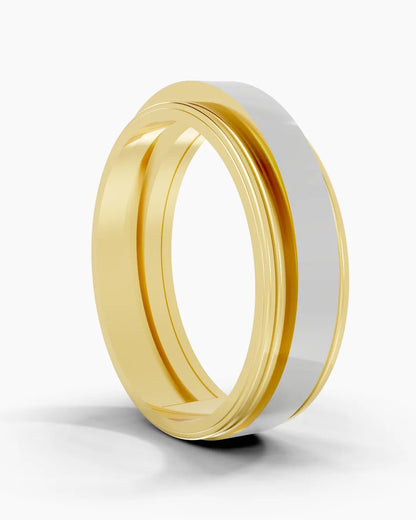 Stone Grid Men Ring