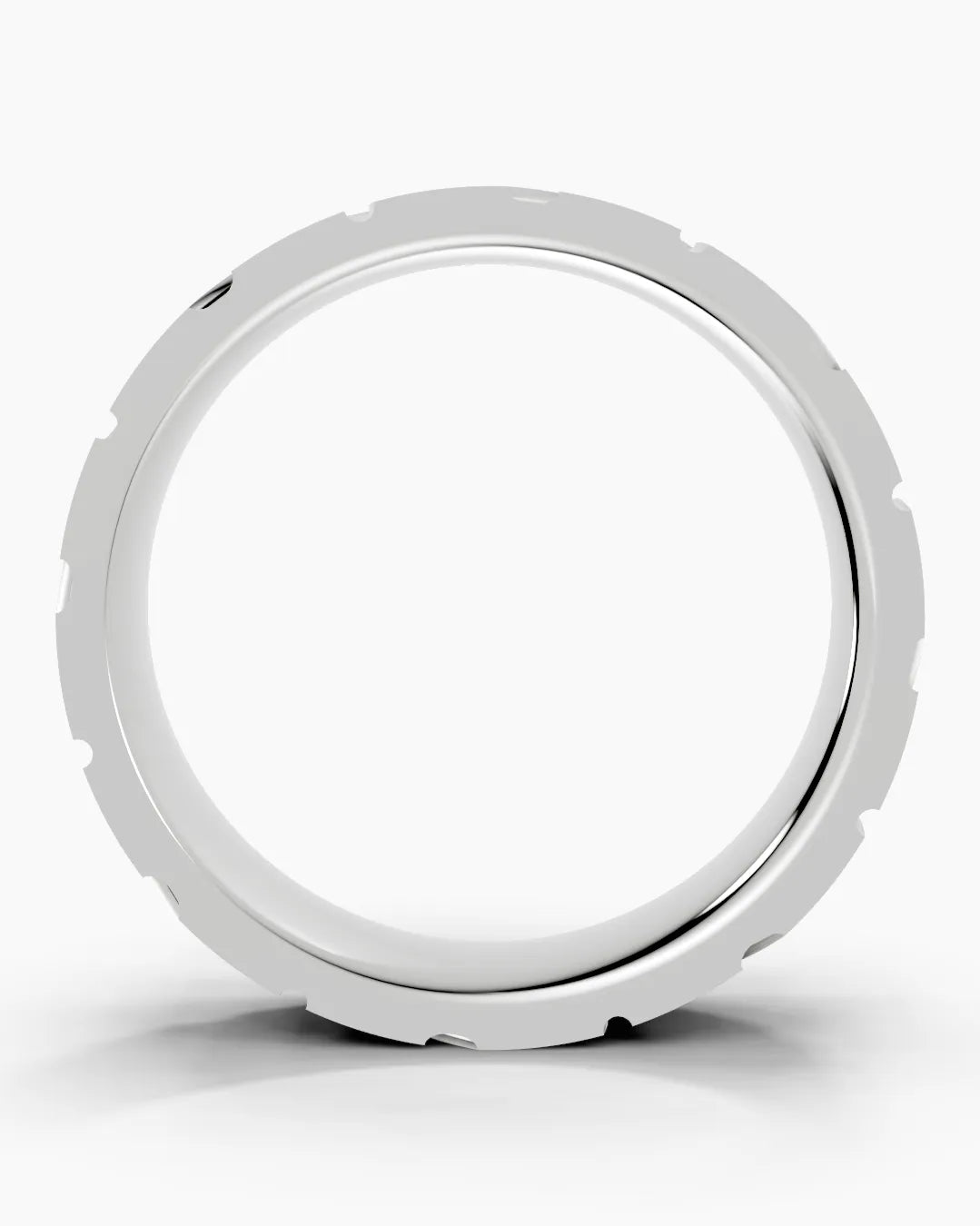 Curved Trace Men Ring