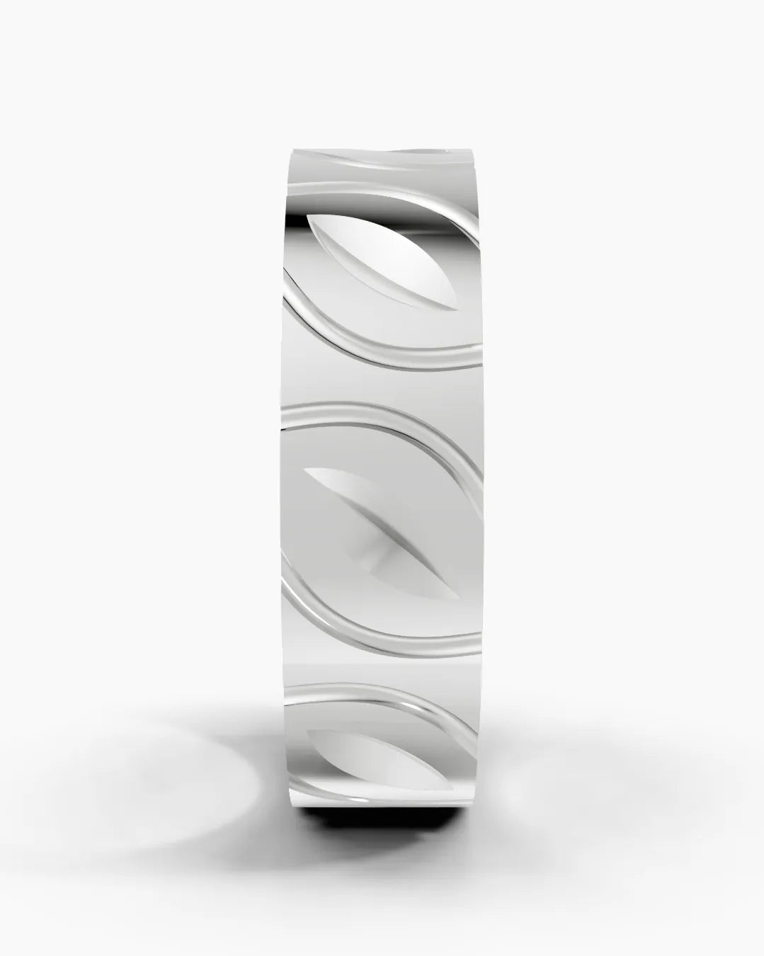 Curved Trace Men Ring
