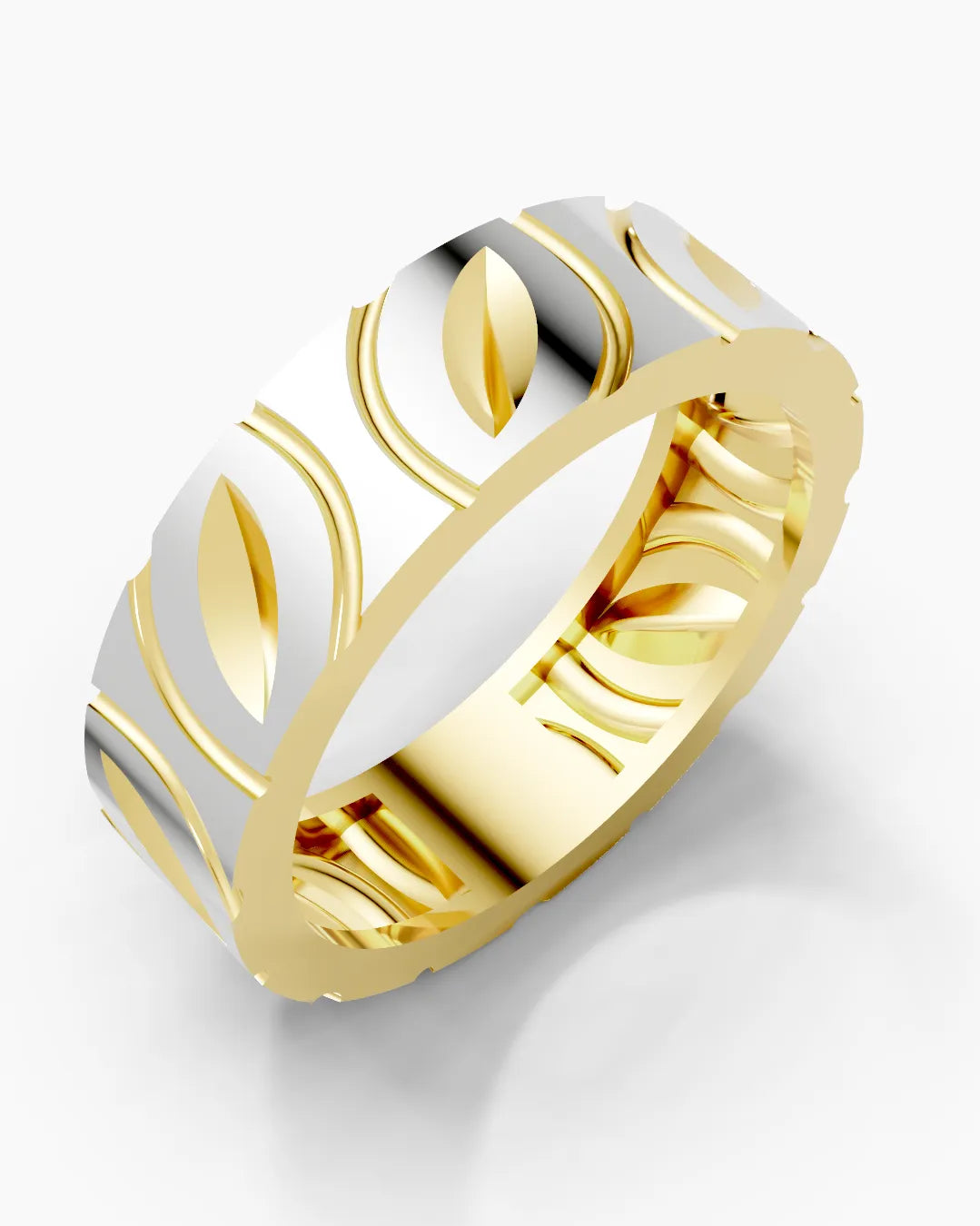 Linear Crest Men Ring