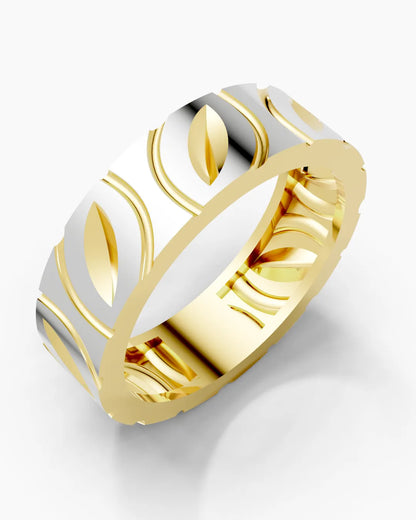 Linear Crest Men Ring