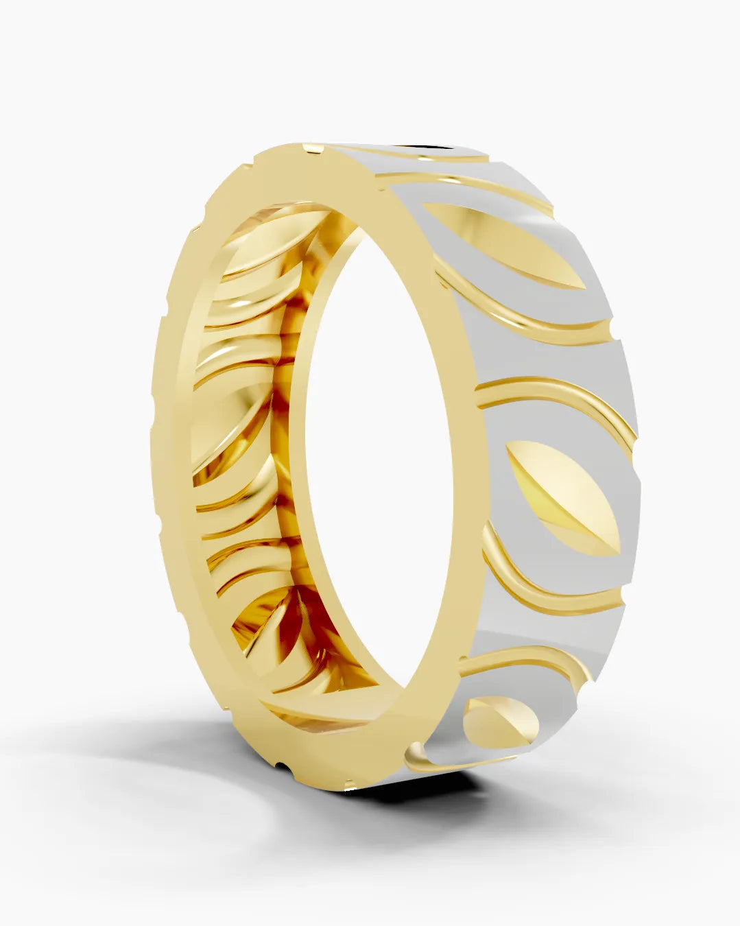 Linear Crest Men Ring