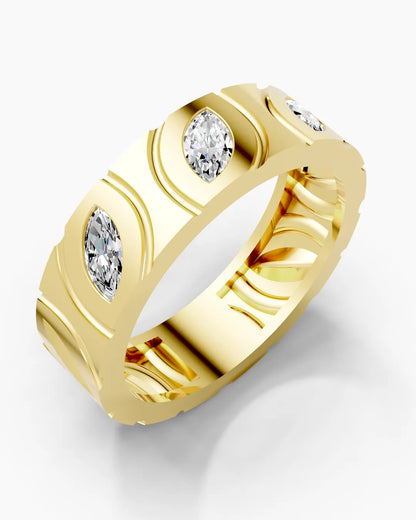Radiance Line Men Ring