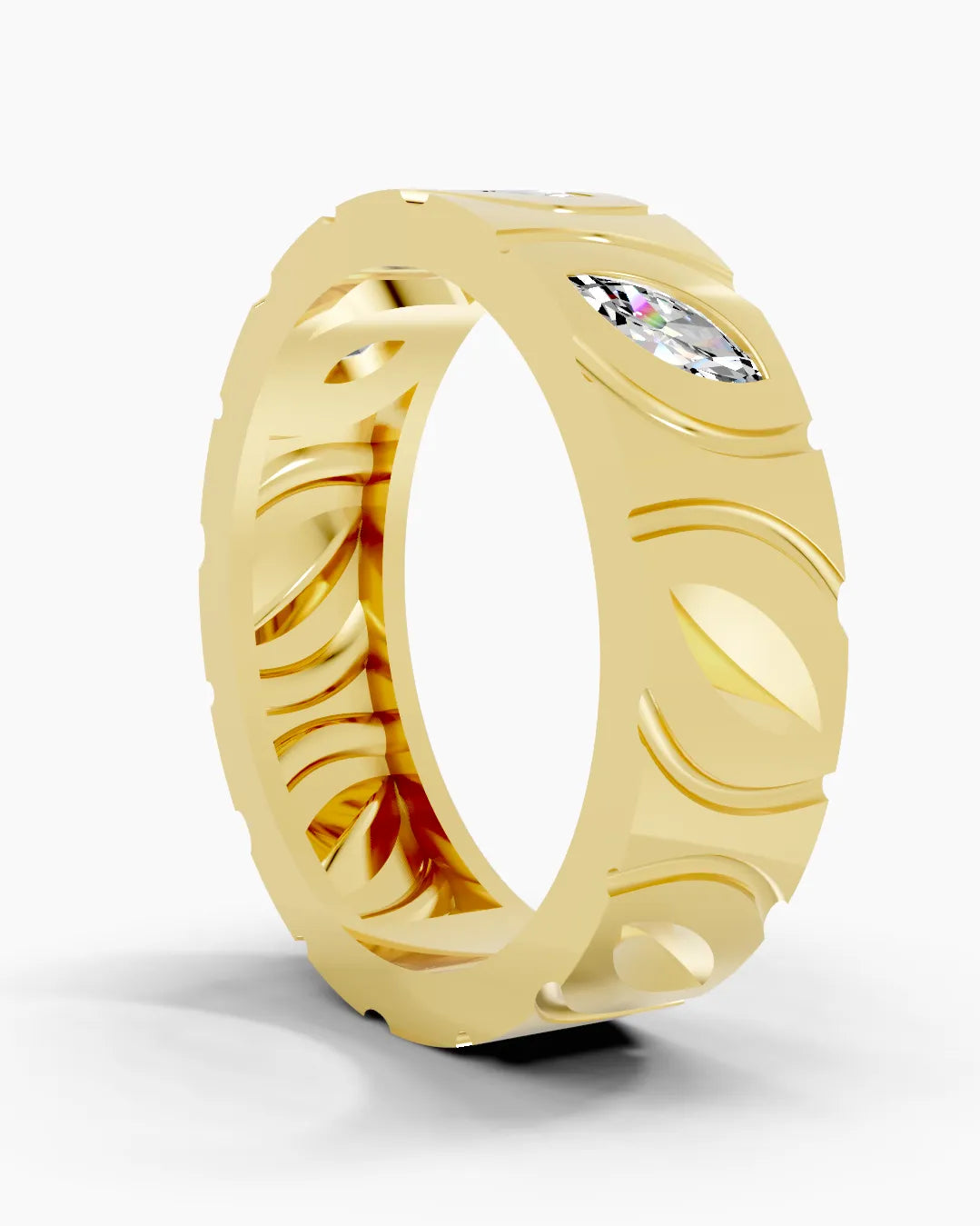 Radiance Line Men Ring