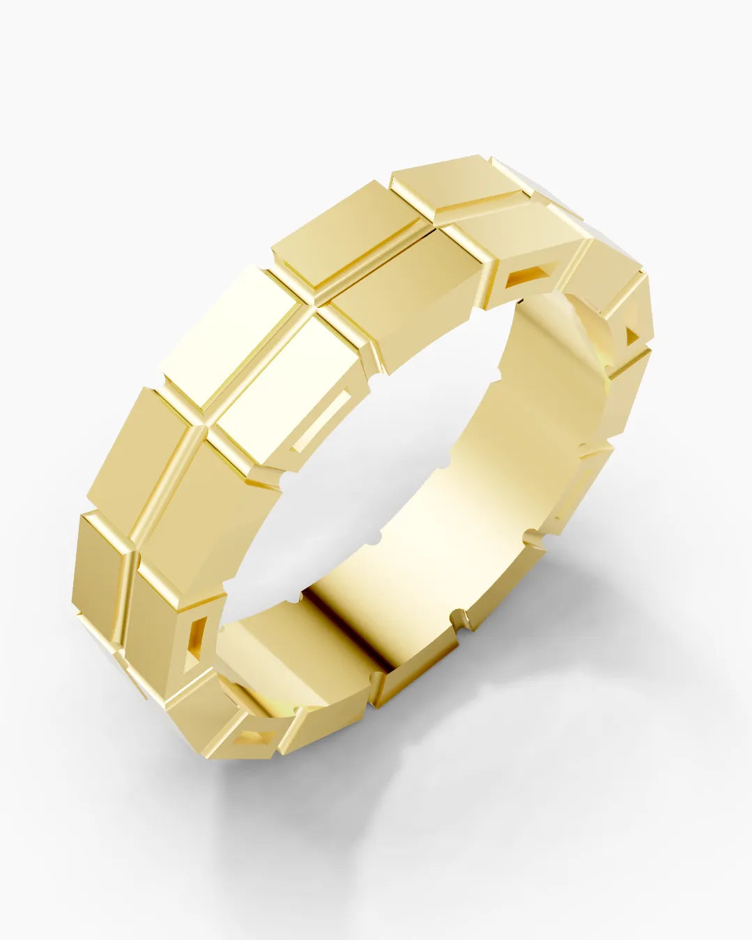 Metal Weave Men Ring