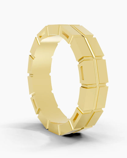 Metal Weave Men Ring