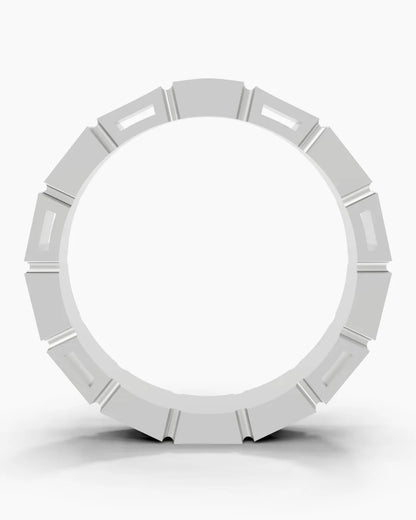 Woven Square Men Ring