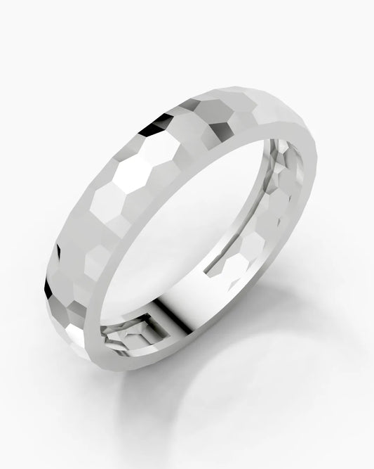 Pinstripe Line Men Ring