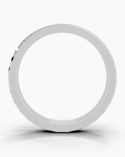 Pinstripe Line Men Ring