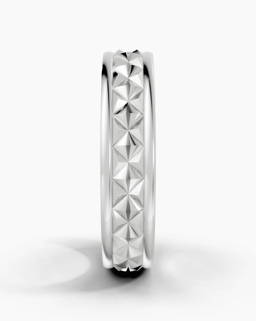 Pyramid Thread Men Ring