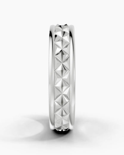Pyramid Thread Men Ring