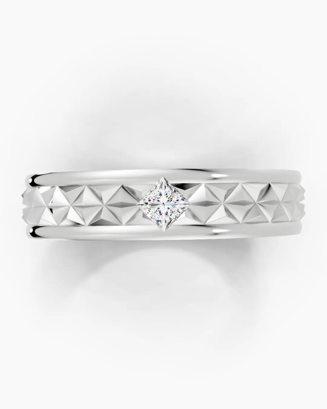 Pyramid Thread Men Ring