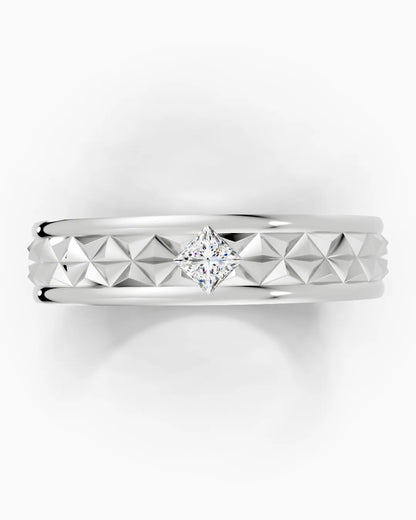Pyramid Thread Men Ring