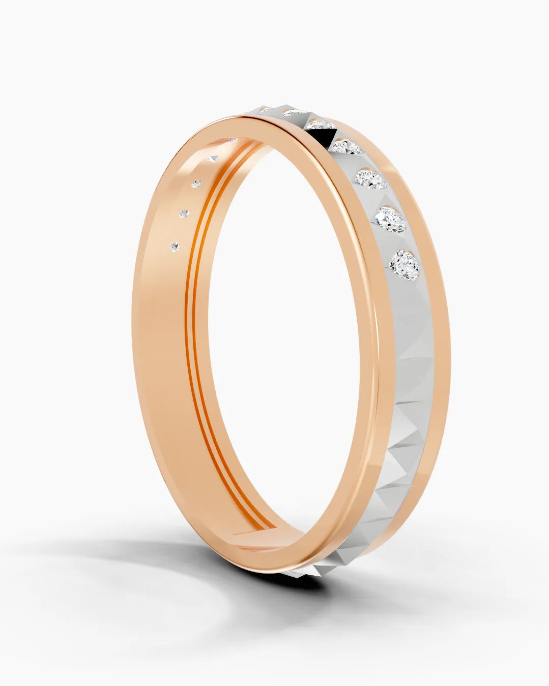 Facet Halo Men Ring
