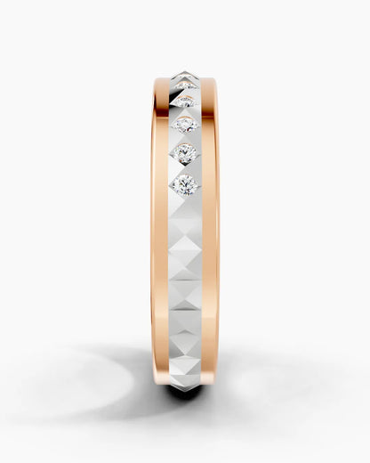 Facet Halo Men Ring