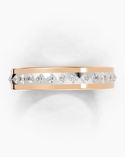 Facet Halo Men Ring