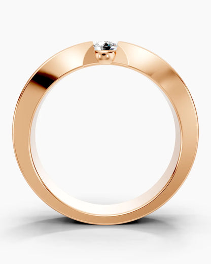 Contour Inlay Men Ring