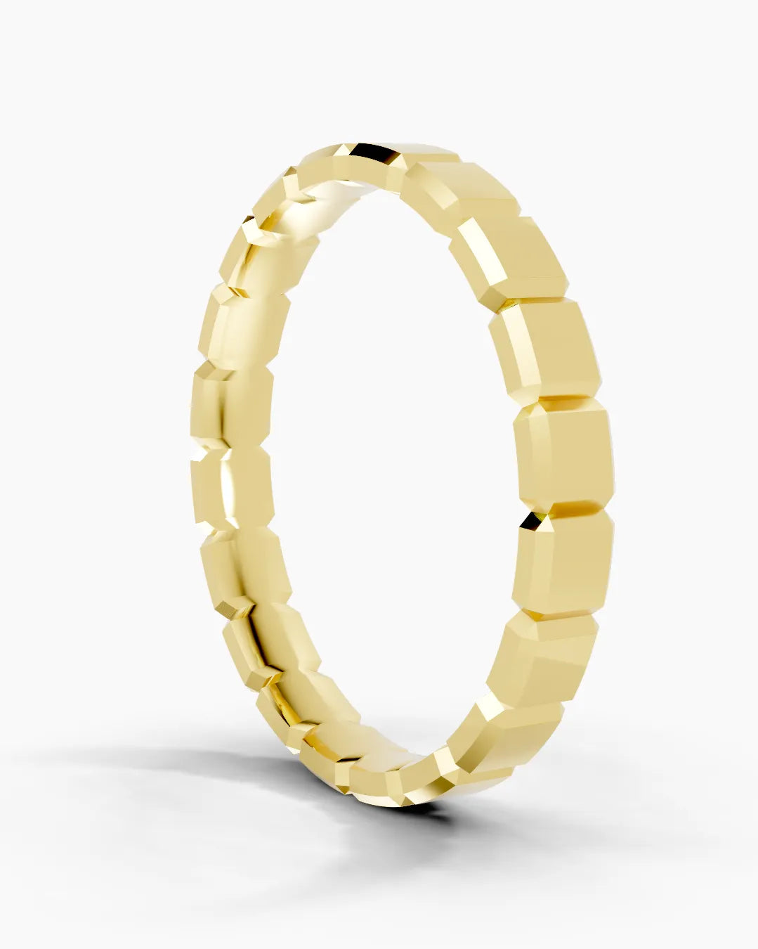 Block Matrix Men Ring