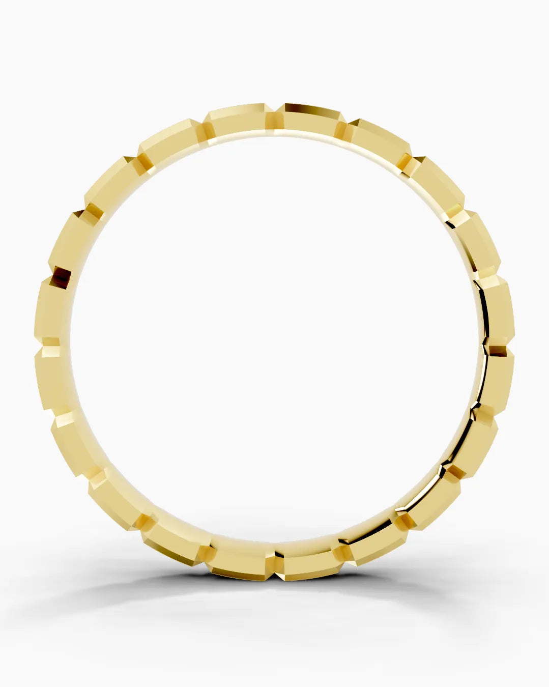 Block Matrix Men Ring