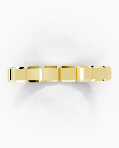 Block Matrix Men Ring
