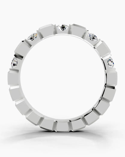 Grid Float Men Ring