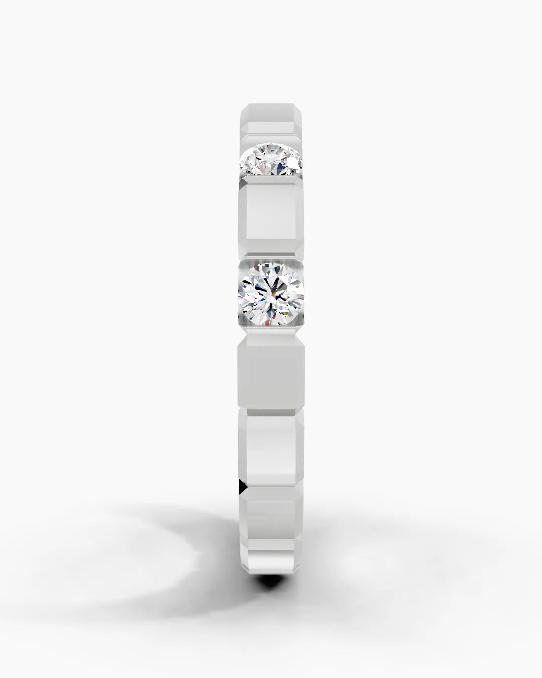 Grid Float Men Ring