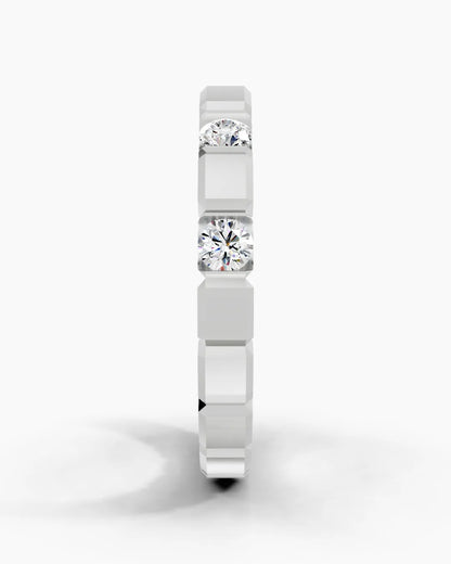 Grid Float Men Ring
