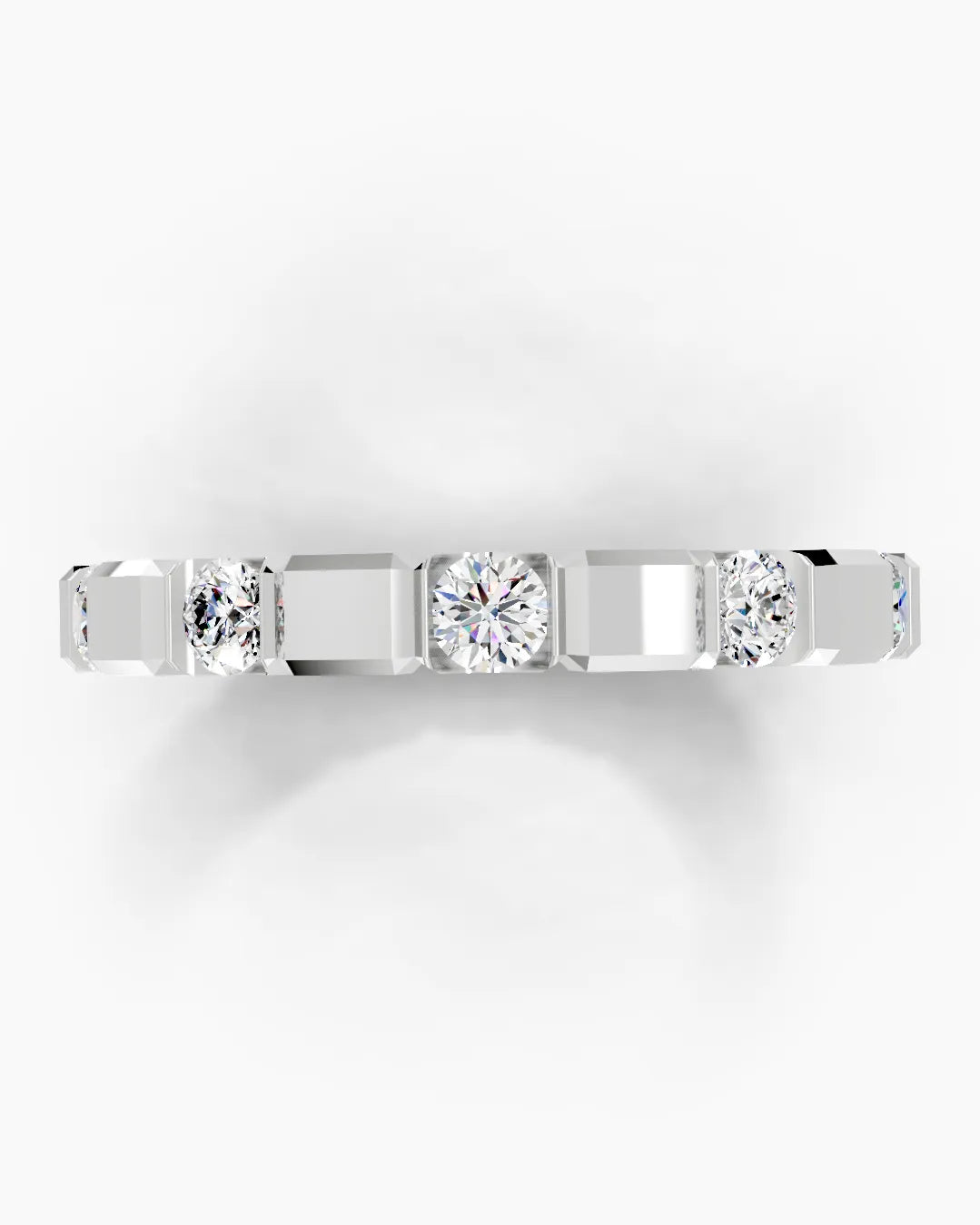 Grid Float Men Ring