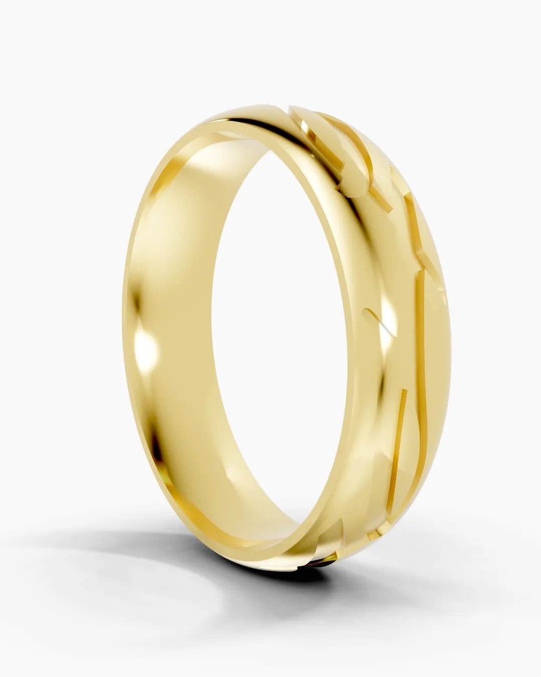 Etch Veil Men Ring