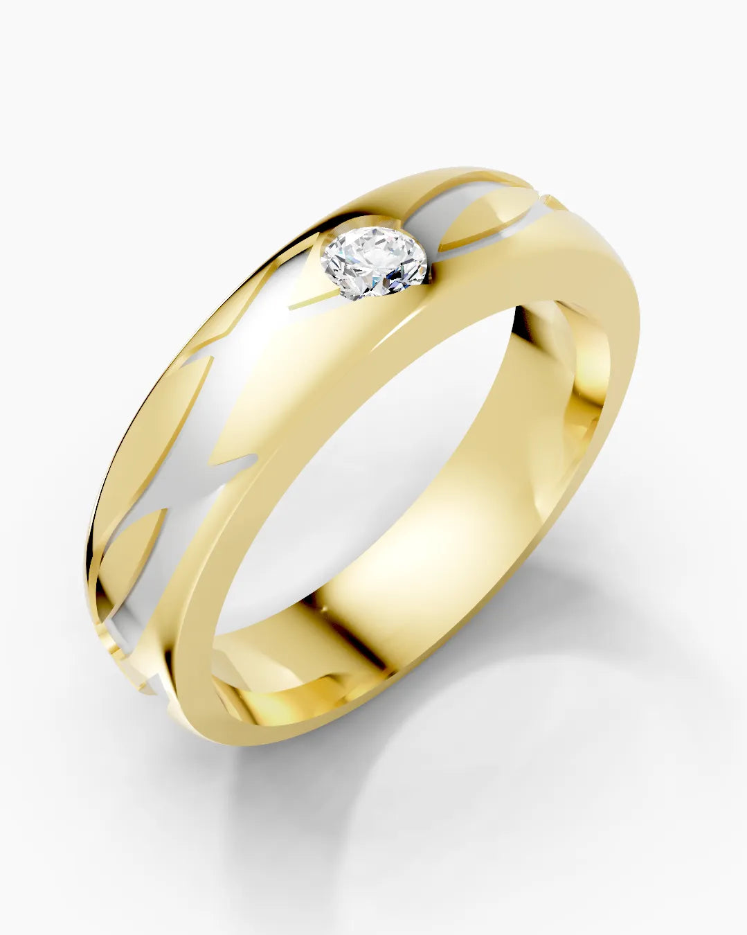 Hatch Rune Men Ring