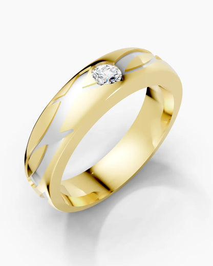 Hatch Rune Men Ring