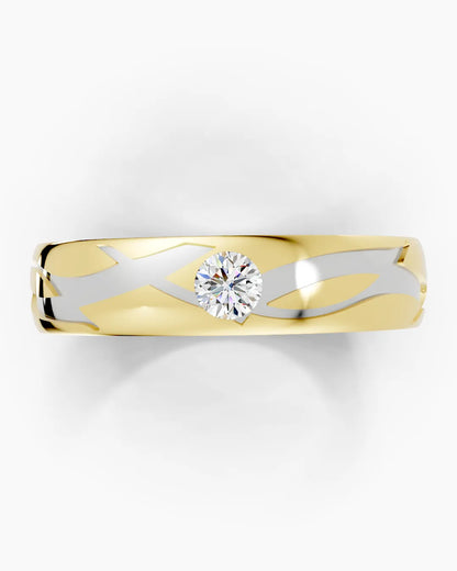 Hatch Rune Men Ring