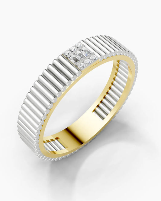 Lath Shell Men Ring