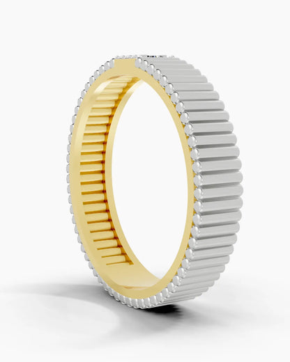 Lath Shell Men Ring