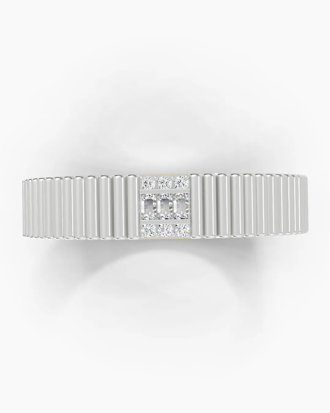 Lath Shell Men Ring