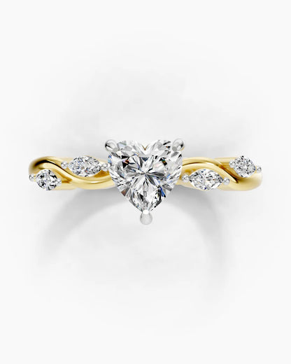 Blossom Heart Women Ring